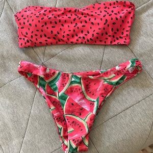 Zaful Watermelon Bikini Set